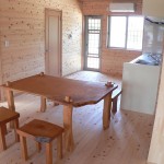 ケヤキ一枚板ダイニングテーブルセット(玉城町K様邸)