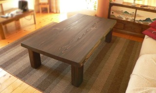 杉着色ローテーブル(伊勢市D様)