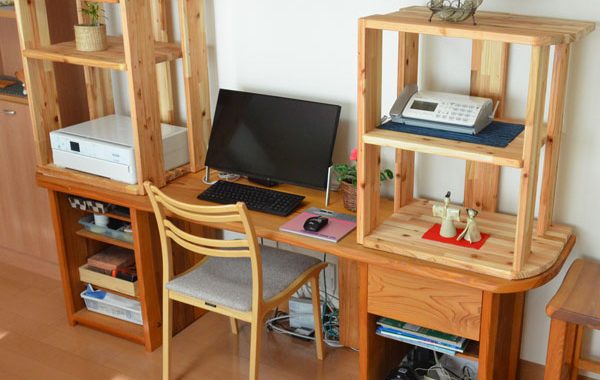 伊勢市S様邸　杉飾り棚