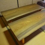 神代ニレ一枚板座卓(伊勢市N様邸　リメイク案件)